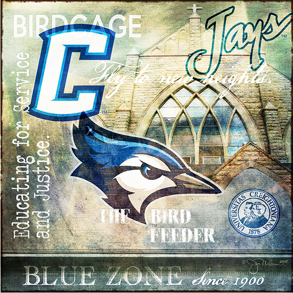 "NCAA Creighton Collage" Canvas