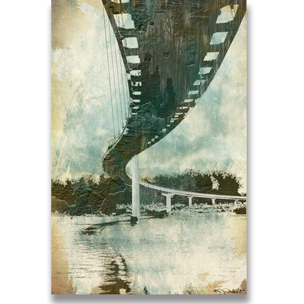 Omaha Kerrey Pedestrian Bridge Canvas