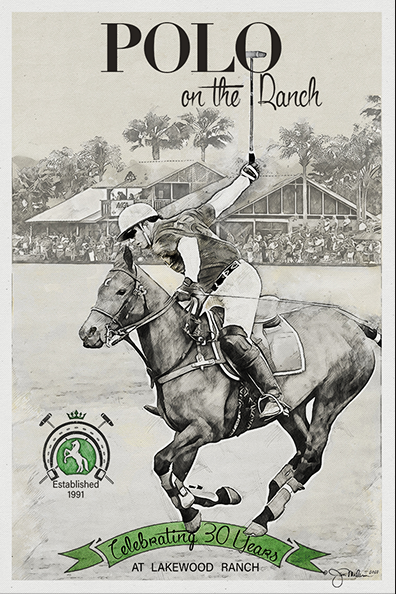 Lakewood Ranch Polo Anniversary Canvas