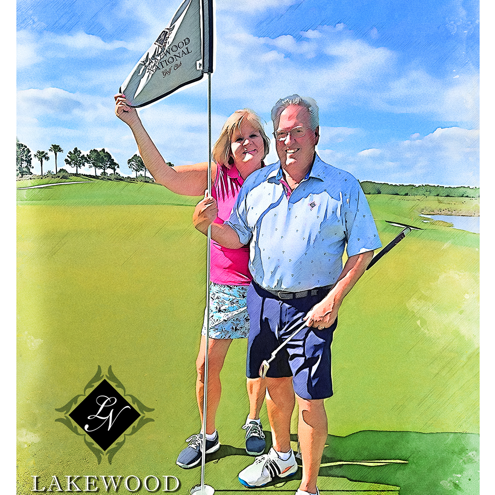 Custom Golf Portrait