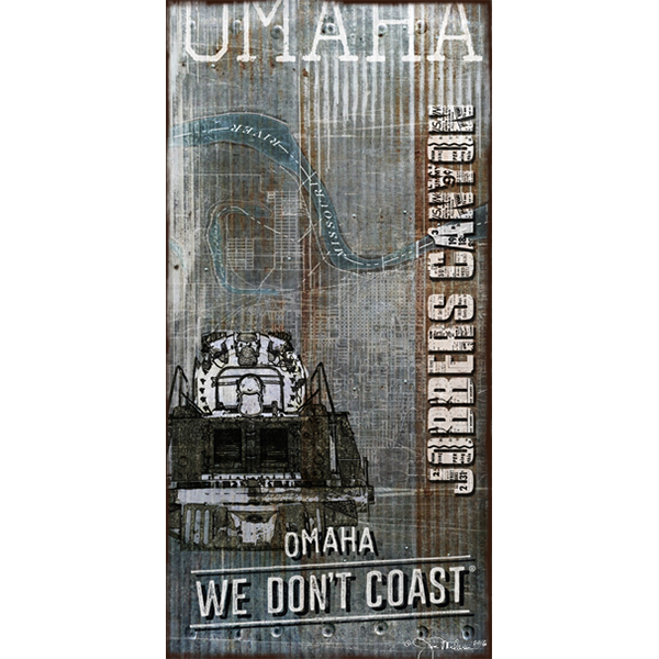 "Omaha Train" Canvas