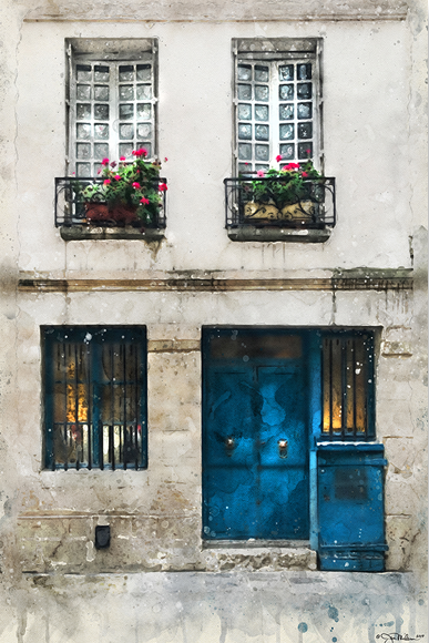 Blue Door Canvas