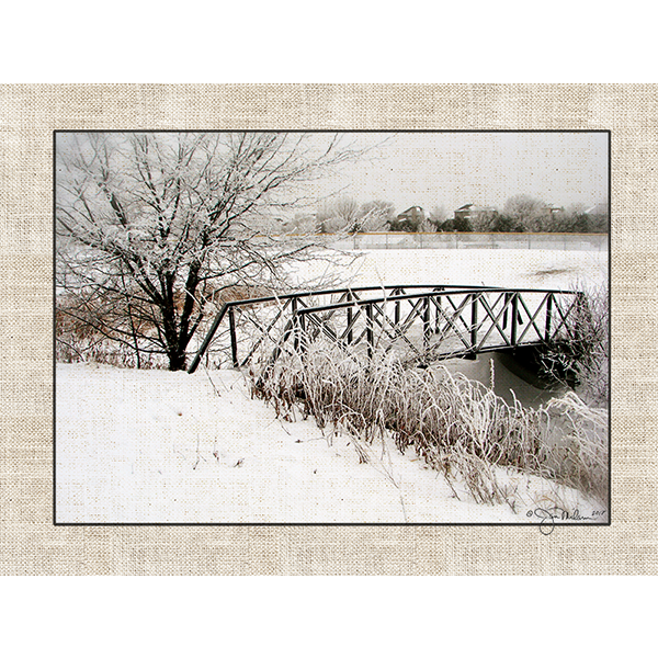 Lake Zorinsky Bridge Canvas