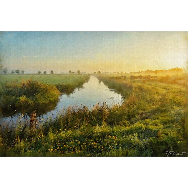 Midwest Stream Canvas