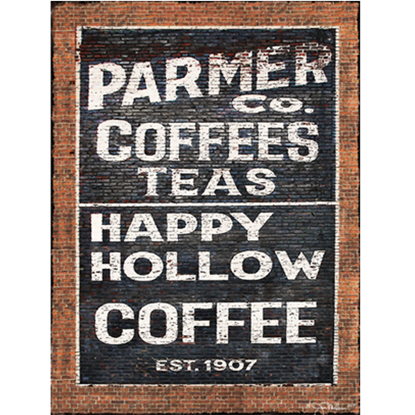 Happy Hollow Coffee Canvas