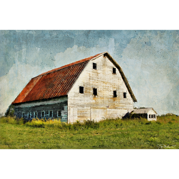 Red Roof Barn Canvas