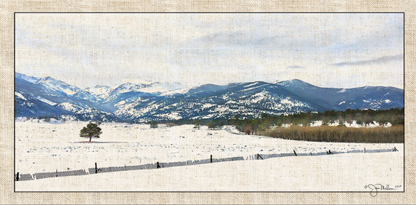 Rocky Mountain Range Canvas